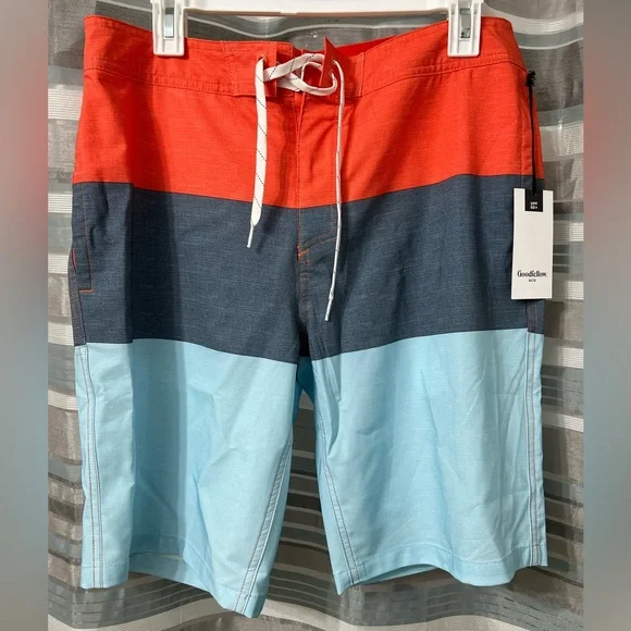 Goodfellow UPF 50+ Board Shorts - Picture 1 of 6